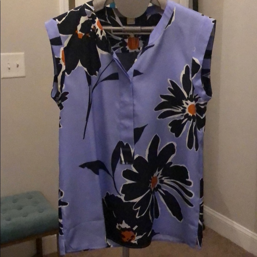 J. Crew Floral Blouse